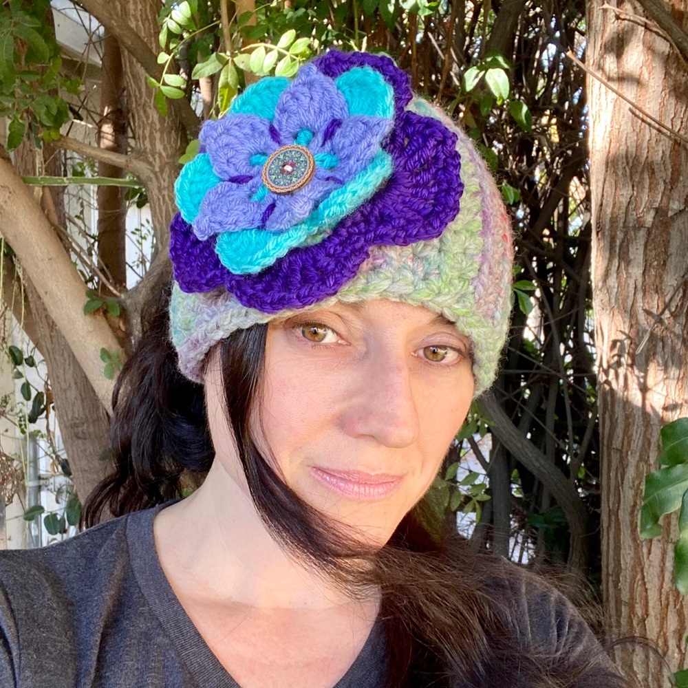 Crocheted headband / ear warmer